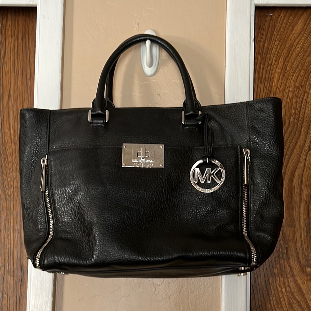 Michael Kors Black Leather Handbag